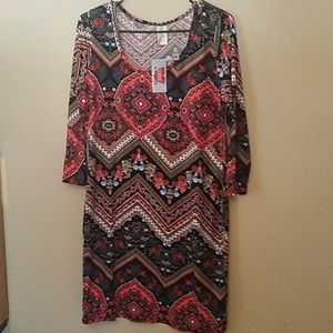 Paisley patterned dress